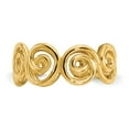 thumbnail image 4 of 14k Yellow Gold Adjustable Toe Ring Open Midi, 4 of 11