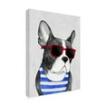 thumbnail image 2 of Trademark Fine Art 'Frenchie Summer Style' Canvas Art by Barruf, 2 of 3