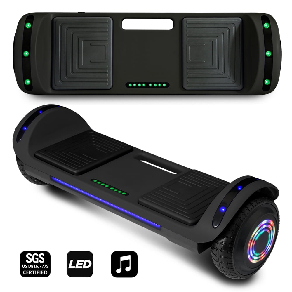 CHO Power Sports 6.5 inch Wheel Hoverboard Electric Smart Self Balancing  Scooter Hoover Board with Built in Speaker LED Light