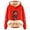 Red, variant on NinXxx Women's Cute Cow Print Lined Hoodie Casual Long Sleeve Sweatshirt Red XXXXL