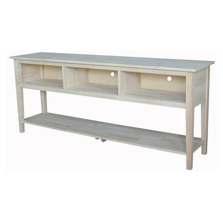 Unfinished Wood Tv Stand - International Concepts Entertainment/TV Stand