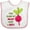 White and Pink, variant on Inktastic You Make My Heart Skip a Beet Boys or Girls Baby Bib