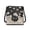 Black Cat Daisy, variant on Tutolipy Skull Sunflower Pattern Purse Satchel, Multiple Zipper Pockets PU Leather Crossbody Purse for Ladies Durable Waterproof Satchel Bag for Daily Work