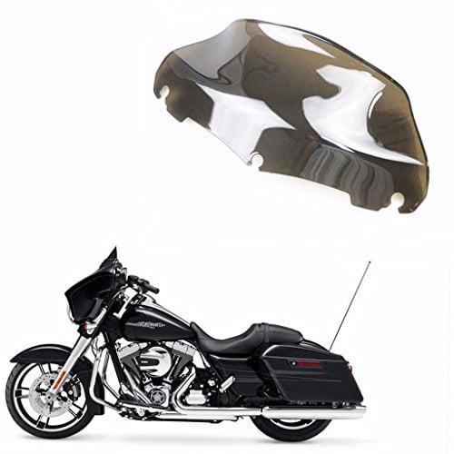 Light Smoke 9" Windscreen Windshield For 2014-Up Harley Touring Electra Street