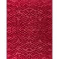 thumbnail image 1 of Ahgly Company Machine Washable Indoor Rectangle Abstract Ferrari Red Area Rugs, 7' x 9', 1 of 7