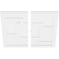 thumbnail image 2 of 40"OD x 1"ID x 14"C x 1"P Knox Architectural Grade PVC Contemporary Ceiling Medallion, Two Piece, 2 of 11