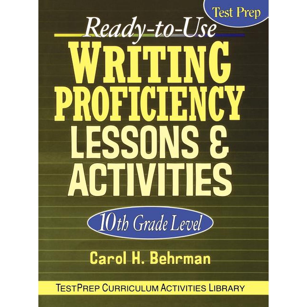 Testprep Curriculum Activities Library Ready To Use Writing