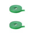 thumbnail image 1 of Ounissouiy Nylon planta trepadora vides palo lazo árbol cinta ancha rollo postes empuñaduras soporte flor envoltura 125 cm jardín universal Verde 2Conjunto, 1 of 6