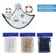 thumbnail image 4 of Harpily Home Decor Nautical Fishing Net Coastal Design Seaside Wall Hanging Home Party Decoration Cotton Thread, 4 of 4