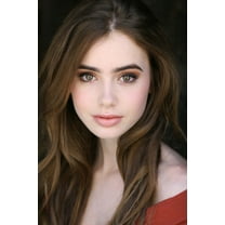 Lily Collins Poster Art Decor 27Inx40In for any room 27x40 Multi-Color Square Adults Best Posters