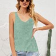 thumbnail image 2 of IROINNID Women's Casual Leisure Solid Color Minimalist Knitting Camisole V-Neck Tank Tops Clearance, 2 of 2
