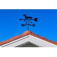 thumbnail image 5 of EZ Vane Dachshund Weathervane | Roof Mount | 14 Gauge Steel | Sealed Ball Bearings | Home or Garden, 5 of 10