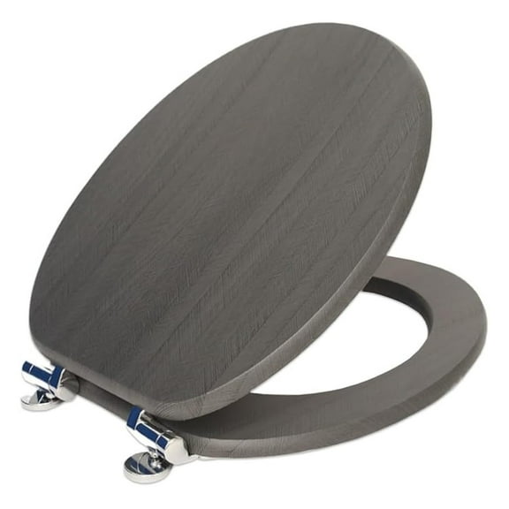 Toilet Seat, Elongated Toilet Seat, Soft Close Toilet Seat with Alloy Hinges Set, Easy to Clean and Install, Oval Elongated Toilet Seat Scratch Restitant