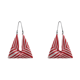 thumbnail image 1 of Bolso Mano Y Hombro Punto para Mujer Viajes () Blanco Rojo, 1 of 7