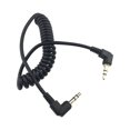 thumbnail image 2 of Câble Mâle à Mâle 3.5mm Lecteur MP3 Câble Mâle Audio Stéréo Rallonge Câble à Ressort avec Connecteurs Coude, 2 of 8