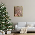 thumbnail image 2 of Stupell Industries Deer Antler Holiday Ornaments Holiday Painting Gold Floater Framed Art Print Wall Art, 2 of 6