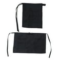 thumbnail image 4 of TABLZONE 2-Pack Black Short Aprons with Adjustable Waistbands and Multiple Pockets for Cooking, Serving, and Kitchen Tasks, 4 of 8