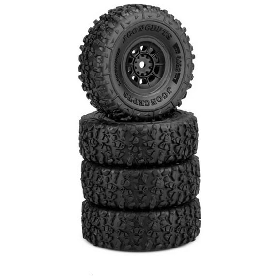 JConcepts 4022-3294 Landmines Green Compound Black Hazard Wheel SCX24