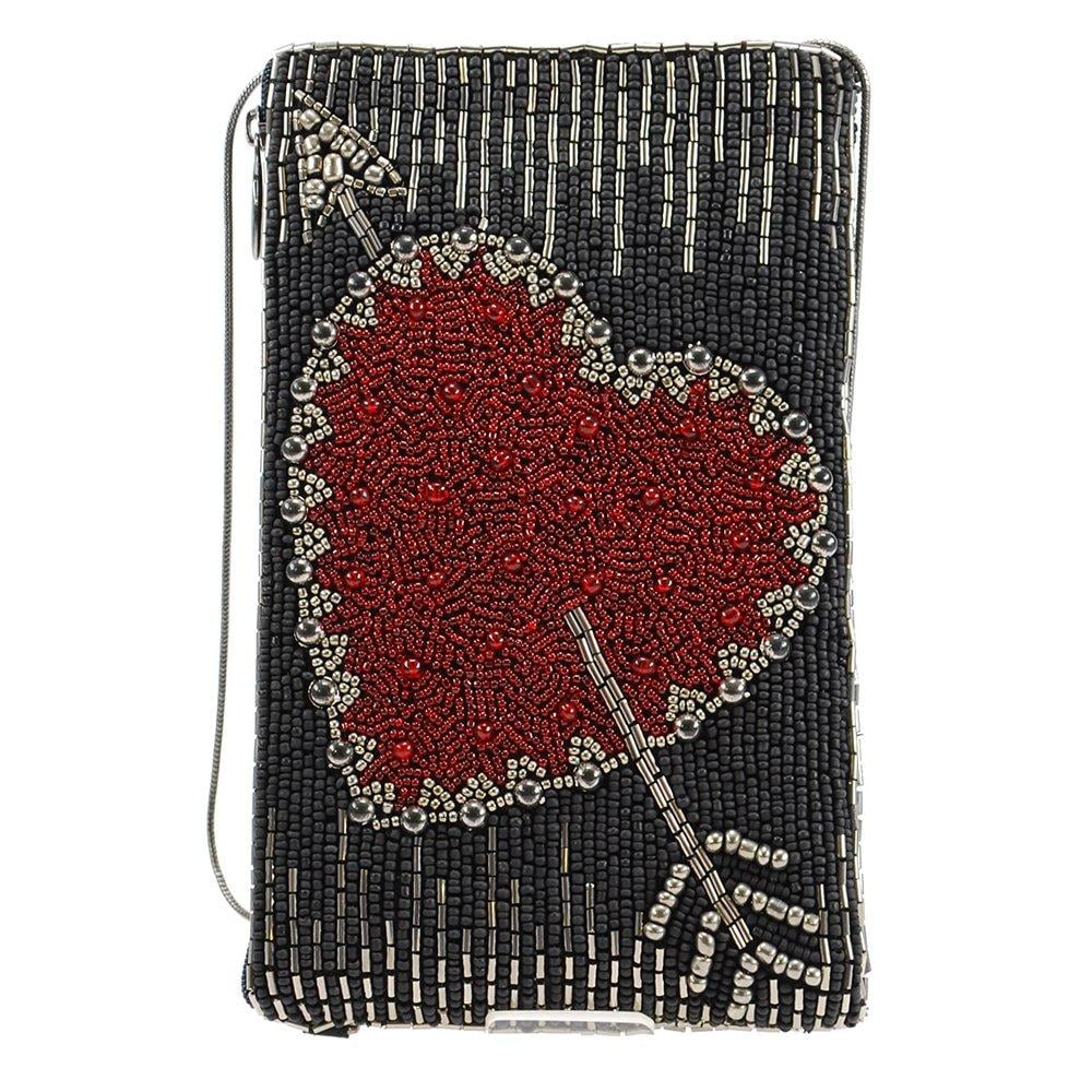 Mary Frances Night Garden Beaded-Embroidered Crossbody Phone Bag