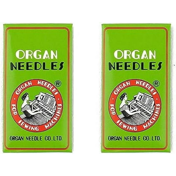 Teamwork Organ Needles for JUKI and JANOME Quilting Machines 20-Piece, Size 14/90 and 16/100 HLX5