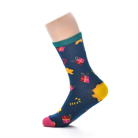 

Christmas Colorful Fancy Socks Cute lovely Christmas Socks for Men Women Teens Couples 28
