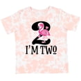 thumbnail image 3 of Inktastic 2nd Birthday Party Girls Flamingo Girls Toddler T-Shirt, 3 of 5