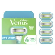 Venus Extra Smooth Women's Razor Blade Refills, 4 Count