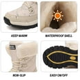 thumbnail image 2 of Dumajo Women's Snow Boots Waterproof Slip Resistant Anti-Slip Cold Weather Winter Shoes, 2 of 10