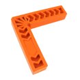 thumbnail image 4 of AURARMLET 1Set Triangle Ruler Plastic Orange with Level for DIY Enthusiasts, 4 of 7