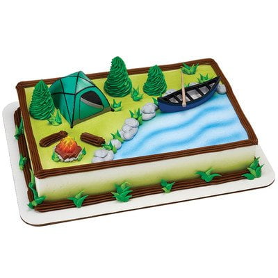 Fireside Camp Camping Cake Decorating Set Walmart Com