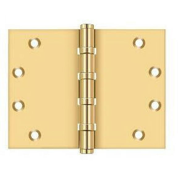 Deltana CSB4560BB Solid Brass 4 1/2-Inch x 6-Inch Square Corner Hinge