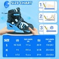 thumbnail image 2 of JZY Comfortable Kids Ice Skates with Breathable Fabric,Adjustable & Smooth Gliding for Boys & Girls (Ages 3-12),Perfect for Indoor and Outdoor Skating, 2 of 7