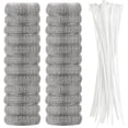 thumbnail image 1 of Washing Machine Lint Traps – 24-Pcs Washing Machine Lint Catcher with Cable Ties – Rust-Proof Stainless Steel Mesh Washer Lint Catcher – Drain Hose Screen Filters Prevent Clogging of Drains, 1 of 7