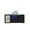 Black, variant on Men's European Cowhide Black Leather Trifold Wallet 3 ID,8 Slots, Change Pocket