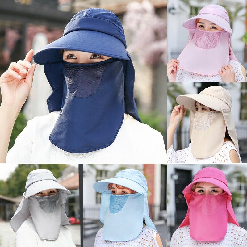 Face Neck Cover Shawl UV Protection Hat 