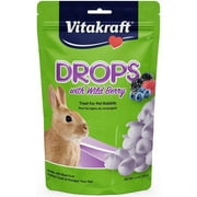 Vitakraft Drops with Wild Berry for Pet Rabbits 5.3 oz