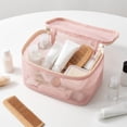 thumbnail image 5 of AUNVITO Travel Makeup Bag Large Capacity Women Portable Cosmetic Storage Pouch Handheld Bag for Outdoor Travel Vacation and Daily Use, 5 of 5