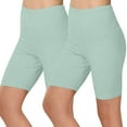 thumbnail image 5 of ABATAB 2PC Yoga Shorts for Women Soft Workout Shorts High Waist Biker Gym Stretch Running Shorts, 5 of 6