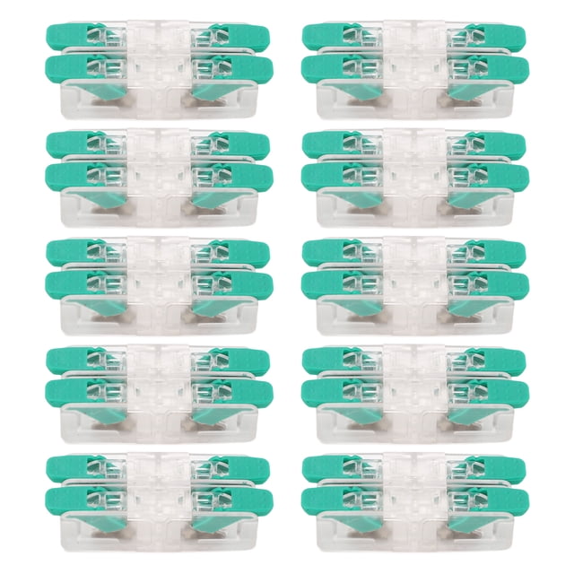 10 conectores de cable de 2 entradas y 2 salidas de 0,5 a 6 mm² de cobre para electrodomésticos, 41 A, 450 V.