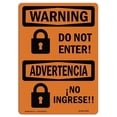 thumbnail image 1 of SignMission OS-WS-A-710-L-12550 7 x 10 Po Panneau d'Avertissement OSHA - Ne Pas Entrer, 1 of 1
