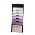 thumbnail image 3 of Abbracc Hanging Wall File Organizer 6 Pocket Expanding for Work Efficiency Classroom violet, 3 of 9