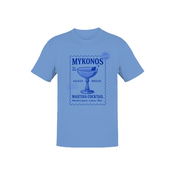 Mykonos Mastiha Cocktail Design Men's T-shirt