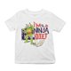 thumbnail image 1 of Playera Fan Army Tortugas Ninja Talla 8 Manga Corta con Estampado Ninja Diet Azul Blanca, 1 of 4