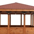 thumbnail image 1 of UPOUART Ensemble de 2 Supports de Pergola en Fer Noir en Forme de T Support de Poutre Cadre Rassemblements Extérieurs, 1 of 7
