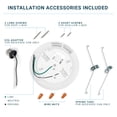 thumbnail image 4 of PARMIDA (12 Pack) 5/6 Inch Dimmable LED Disk Light Surface Flush Mount 15W, UL Listed, Recessed Retrofit Ceiling Lights, Energy Star, Installs into Junction Box Or Recessed Can, 1050lm - 5000K, 4 of 4