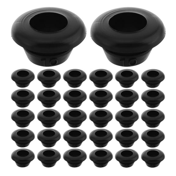 MLINS 60pcs Hole Rubber Grommet Cable Grommets Rubber Rubber Grommets Set Rubber Wire Grommets Rubber Plug Cable Grommet Protector