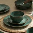 thumbnail image 5 of Stone Lain Brasa 16-Piece Dinnerware Set Stoneware, Green, 5 of 6