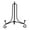 Black(1PCS), variant on Black Iron Plate Stands for Display 5 Inch,Iron Display Stand,Photo Holder Stand,Decorative Solid Metal Plate Holders for Displaying,Mini Easel,Frame,Book,Card,Plaque,Bowl,Picture Stands for Display