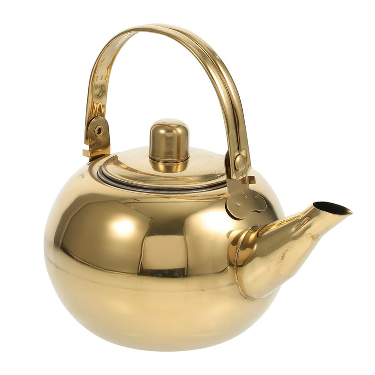 Thick Stainless Steel Tea Pot Insulated Kettle Thermal Teapot Water Pot For  Kitchen Restaurant Hotel