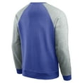 thumbnail image 3 of Men's Darius Rucker Collection by Fanatics Royal/Heather Gray Los Angeles Rams Colorblock Pullover Sweatshirt, 3 of 3